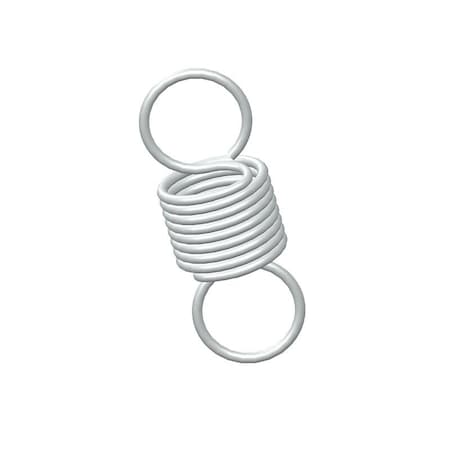 Extension Spring, O= .750, L= 2.00, W= .069
